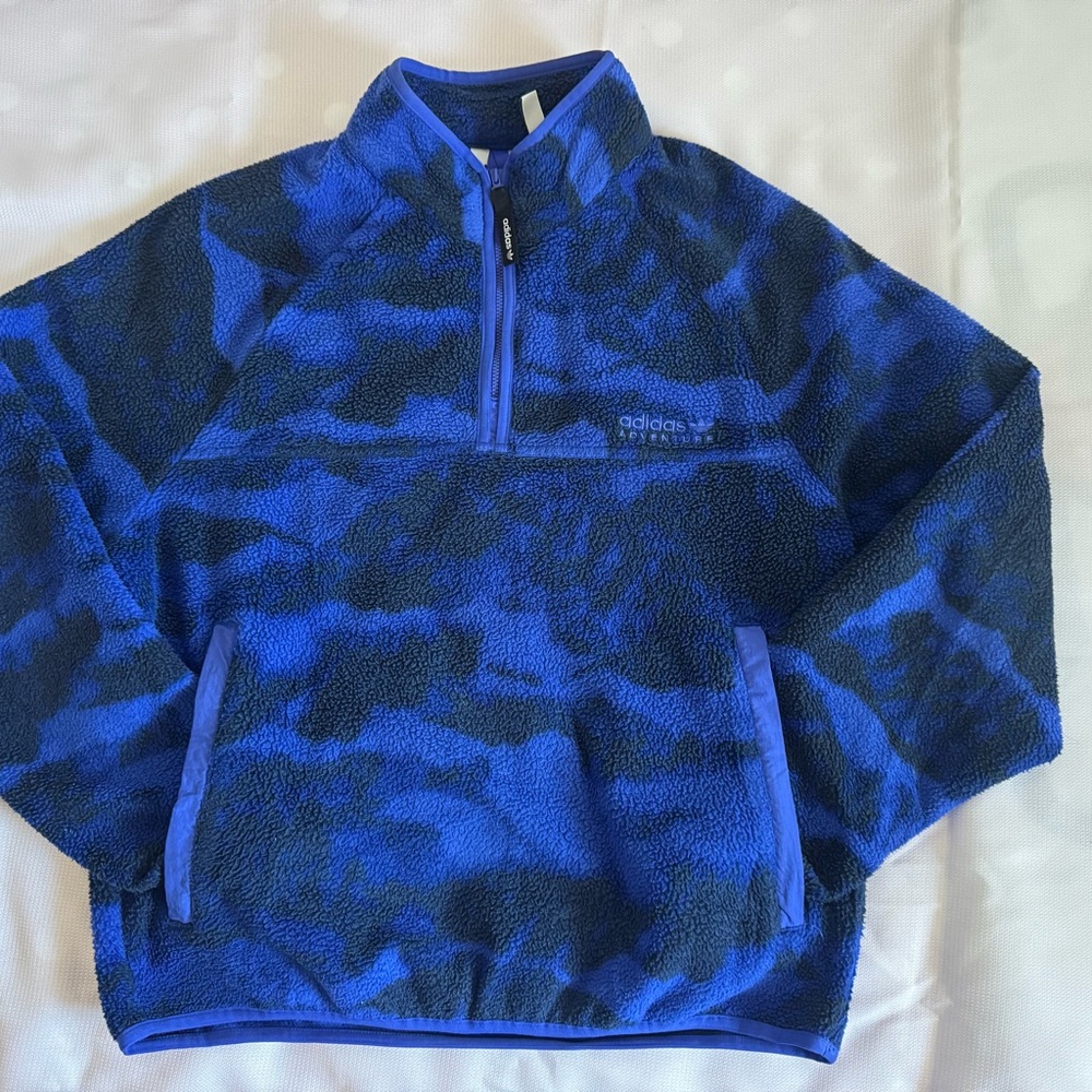 Adidas Blue Fleece Pullover
